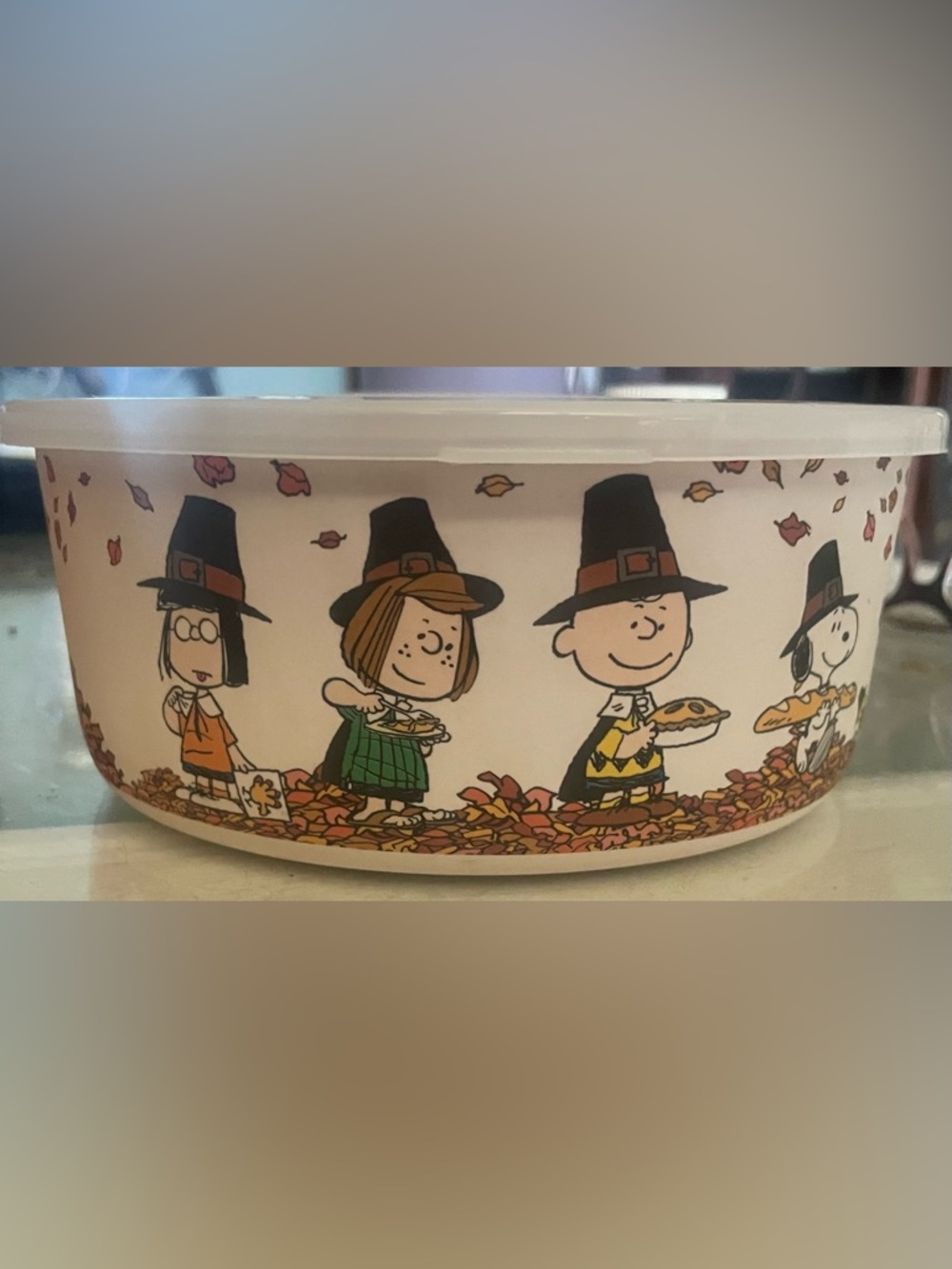 Peanuts Thanksgiving Pilgrim Bowl